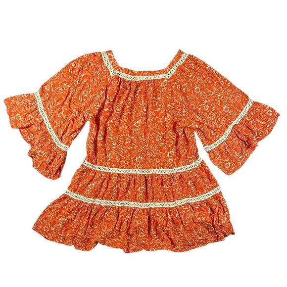 Free People Floral Talk About it Tunic - M - Picture 4 of 4